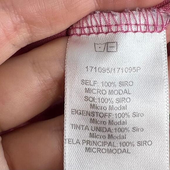 Dolan by Anthropologie Dusty Rose Pink Modal Pomona Ruffle Tank Size Medium - Picture 5 of 6